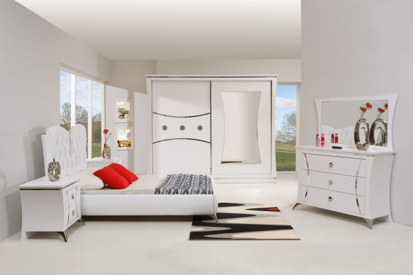 Beyaz Yatak Odası Mobilyaları