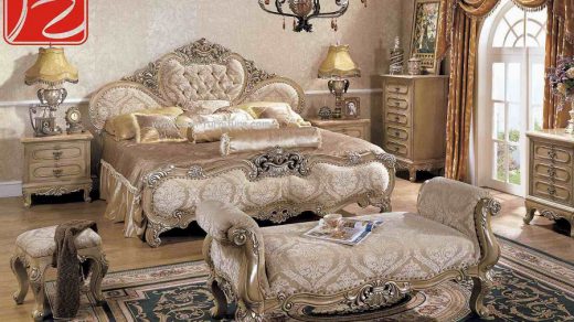 vintage yatak odası dekorasyonu